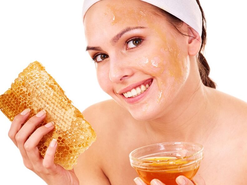 мед за подмладяваща маска