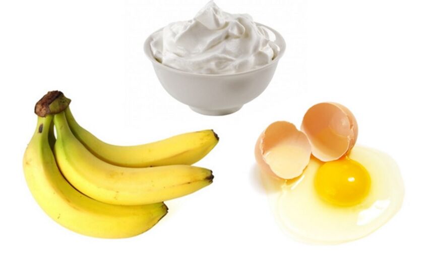 Маската с яйце и банан е подходяща за всеки тип кожа